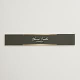 "Hillside" - Belly Bands in Graphite by Everett Paper Goods - Assembled with Invitation