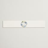 "Timeless Blooms" - Belly Bands in Azure by Susan Moyal - Assembled with Invitation