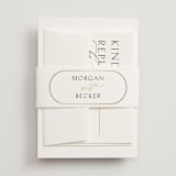 "Postcard" - Belly Bands in Snow by Kaydi Bishop - Front