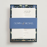 "Nouveau" - Belly Bands in Lilac by Hudson meet Rose - Front