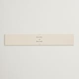 "Walnut" - Belly Bands in Linen by Blustery August - Assembled with Invitation