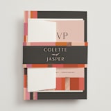 "Patchwork Border" - Belly Bands in Fruit Punch by Morgan Kendall - Front