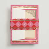 "Mandapam" - Belly Bands in Carnation by Creo Study - Detail