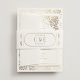"Gilded nouveau frame" - Belly Bands in Ivory by Ana de Sousa - Detail