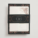 "Gilded nouveau frame" - Belly Bands in Onyx by Ana de Sousa - Detail