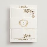 "Heritage" - Belly Bands in Honeysuckle by Leah Bisch - Assembled