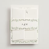 "Monogramed Arch" - Belly Bands in Mojito by Susan Moyal - Front