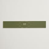"News!" - Belly Bands in Kiwi by Claudia Orengo - Assembled with Invitation