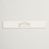 "Foil Botanical Frame" - Belly Bands in Taupe by Hannah Williams - Assembled with Invitation