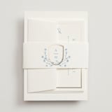 "storybook garden" - Belly Bands in Bluebell by Kristie Kern - Front