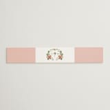 "Tropica" - Belly Bands in Papaya by Susan Moyal - Assembled with Invitation