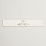 "Posy" - Belly Bands in Blush by Everett Paper Goods - Assembled with Invitation