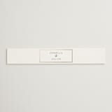"Elegant Type" - Belly Bands in Pearl by Leah Bisch - Assembled with Invitation