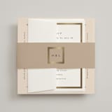 "Framed Photo" - Belly Bands in Latte by Stacy Maalouf - Front