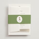 "Palm Monogram" - Belly Bands in Leaf by Olivia Raufman - Front