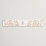 "Gilded Ampersand" - Belly Bands in Cotton by Jennifer Postorino - Detail