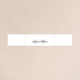 "Promise" - Gloss-Press® Belly Bands in Snow by Design Lotus - Assembled with Invitation