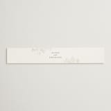 "Gilded Wildflowers" - Gloss-Press® Belly Bands in Cool Grey by Rochelle Renee - Assembled with Invitation