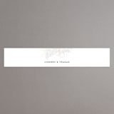 "Sketched Bouquet" - Gloss-Press® Belly Bands in Ivory by Phrosné Barwood - Assembled with Invitation