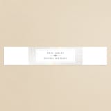"Lined" - Gloss-Press® Belly Bands in Cloud by Erin Deegan - Assembled with Invitation
