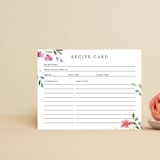 "Spring Wildflowers" - Bridal Shower Insert Cards in Floral by Mere Paper - Front