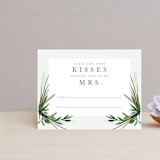 "Botanical Frame" - Bridal Shower Insert Cards in Fern by Kate Ahn - Front