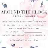 "Florista Modernista" - Bridal Shower Insert Cards in Azalea by Petra Kern - Detail