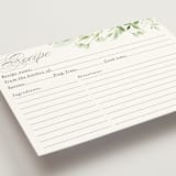 "Verdure" - Bridal Shower Insert Cards in Garden by Leah Bisch - Detail