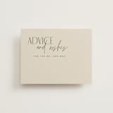 "Layered" - Bridal Shower Insert Cards in Natural by Kelly Schmidt - Front