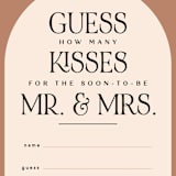 "Shower arch" - Bridal Shower Insert Cards in Desert by Creo Study - Detail