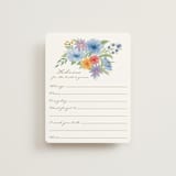 "Tea Party" - Bridal Shower Insert Cards in Chamomile by Paper Sun Studio - Front