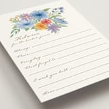 "Tea Party" - Bridal Shower Insert Cards in Chamomile by Paper Sun Studio - Detail