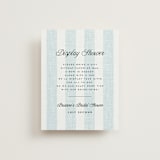 "Coastal" - Bridal Shower Insert Cards in Oceanside by Kelly Schmidt - Front