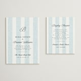 "Coastal" - Bridal Shower Insert Cards in Oceanside by Kelly Schmidt - With Invitation