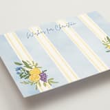 "Lemon" - Bridal Shower Insert Cards in Blueberry by Elly - Detail