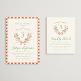 "Grandview" - Bridal Shower Insert Cards in Sunset by Melanie Kosuge - With Invitation