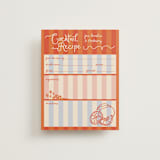 "Spritz" - Bridal Shower Insert Cards in Citrus by Jenna Holcomb - Front