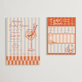 "Spritz" - Bridal Shower Insert Cards in Citrus by Jenna Holcomb - With Invitation