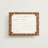 "Stock the Barware" - Bridal Shower Insert Cards in Olive by Erin German - Front