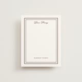 "East Coast Formal" - Bridal Shower Insert Cards in Mahogany by Katie Ylinen - Front