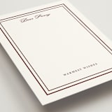 "East Coast Formal" - Bridal Shower Insert Cards in Mahogany by Katie Ylinen - Detail