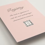 "Lola" - Bridal Shower Insert Cards in Strawberry by Morgan Kendall - Detail