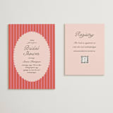 "Lola" - Bridal Shower Insert Cards in Strawberry by Morgan Kendall - With Invitation