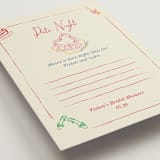 "Heights of Love" - Bridal Shower Insert Cards in Fruitcake by Sarah Rosenthal - Detail