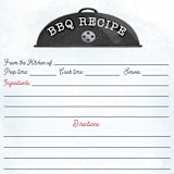 "Red hot bbq" - Bridal Shower Insert Cards in Pepper by Paper Sun Studio - Detail