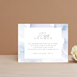 "Flow" - Bridal Shower Insert Cards in Lagoon by Creo Study - Front