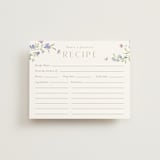 "Sweeping Meadow" - Bridal Shower Insert Cards in Wisteria by Everett Paper Goods - Front