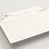 "Sweeping Meadow" - Bridal Shower Insert Cards in Wisteria by Everett Paper Goods - Detail