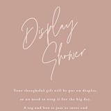 "showers" - Bridal Shower Insert Cards in Sand by JoAnn Jinks - Detail