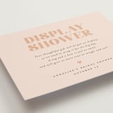 "Let's Brunch" - Bridal Shower Insert Cards in Petal by Sandra Picco Design - Detail